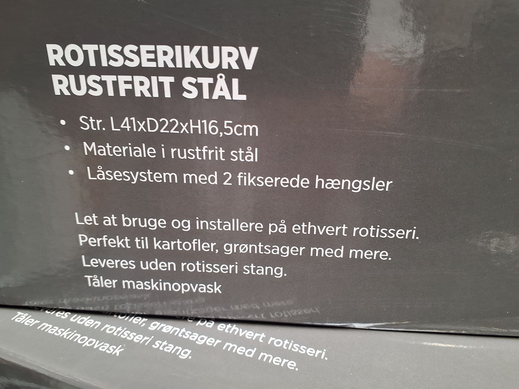 Rotisserikurv.